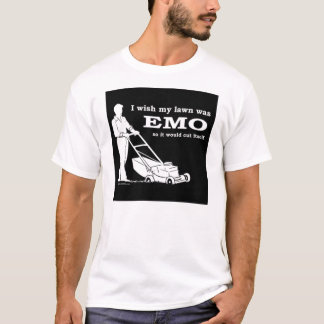 Camiseta emo-gramado-corte