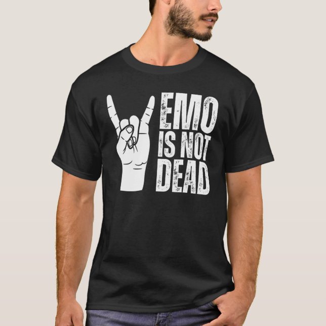 Camiseta EMO IS NOT DEAD It Was Never Just A Phase, It's A  (Frente)