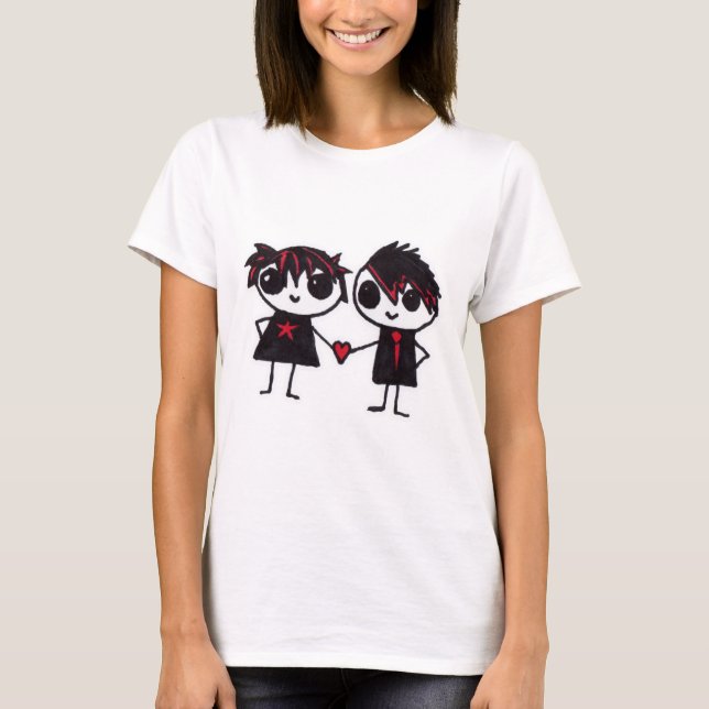 Camiseta Emo no amor (Frente)