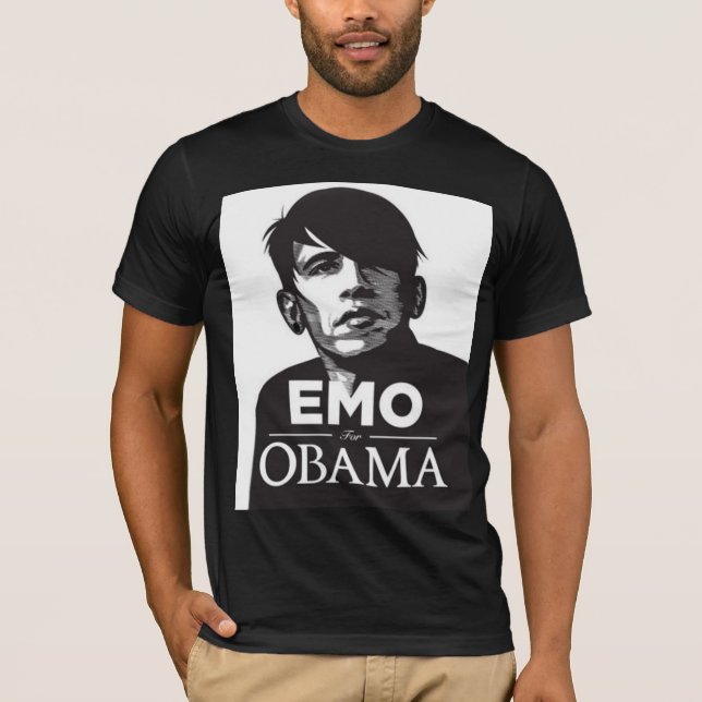 Camiseta Emo Para Obama (Frente)