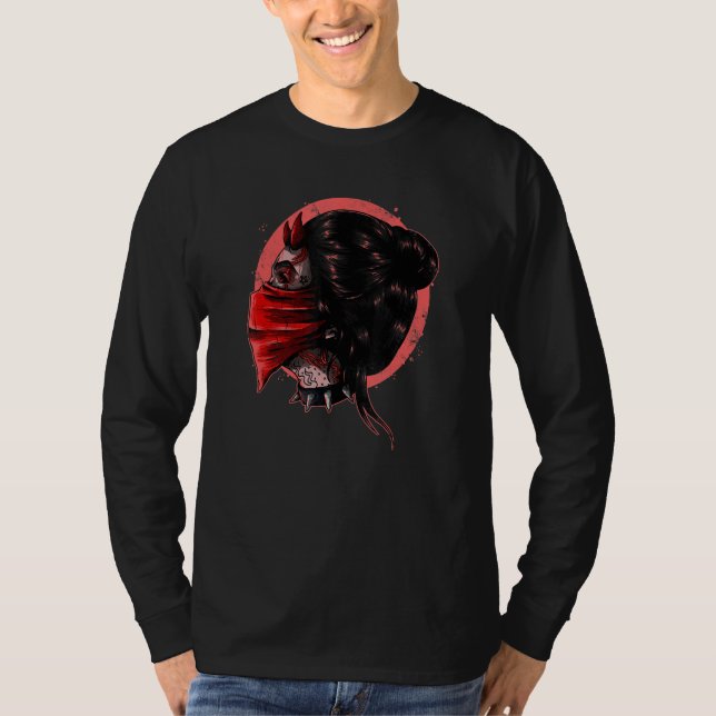 Camiseta Emo Punk Demonic Girl (Frente)