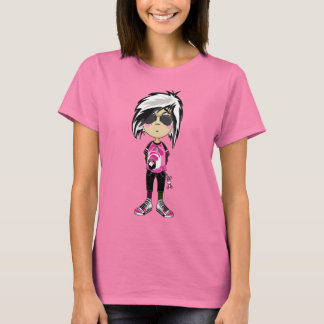 Camiseta Emo Punk Girl in Shades