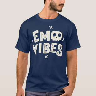 Camiseta Emo Vibes Pastel Gótico Emo Punk Roupas Com Emo