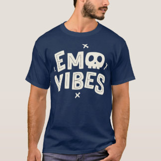 Camiseta Emo Vibes Pastel Gótico Emo Punk Roupas Com Emo