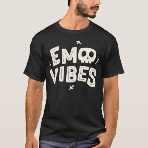 Camiseta Emo Vibes Pastel Gótico Emo Punk Roupas Com Emo Go