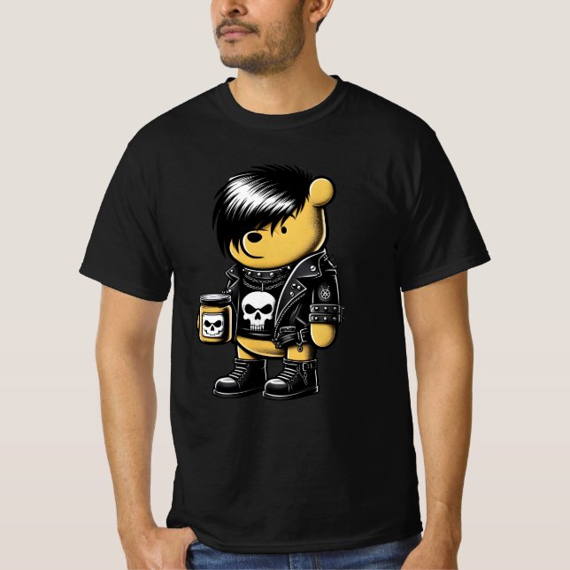 Camiseta Emo Winnie o Pooh (Frente)