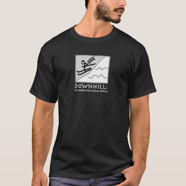 Camiseta Emoção em declive (Frente)