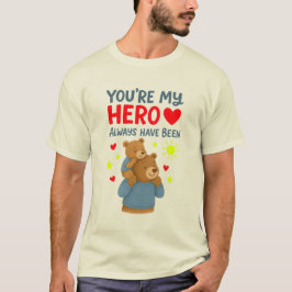 Camiseta Emocional Tributo Tee: Sempre Fui Meu Herói 💙