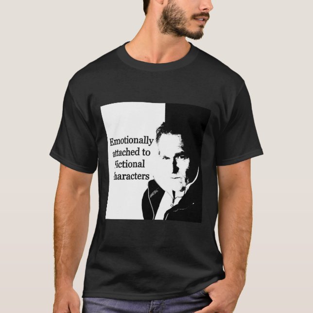 Camiseta Emocionalmente anexado a Caracteres Ficcionais (Frente)