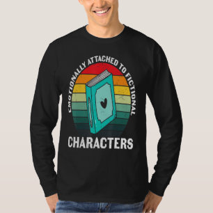 Camiseta Emocionalmente Anexado Ao Livro De Caracteres Ficc