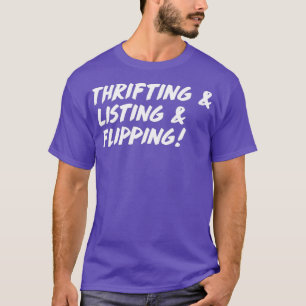 Camiseta Emocionante, listando e invertendo o revendedor