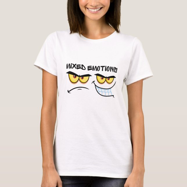 Camiseta Emoções Mistas Emoji Vibes Tee! (Frente)