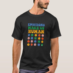 Camiseta Emoções Nos Fazem Humanos, Saúde Mental