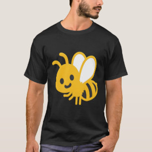 Camiseta Emoji Buzzing Bee Cute Honey Yellow Bumblebee In T