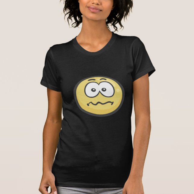 Camiseta Emoji: Cara confundida (Frente)