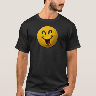 Camiseta Emoji Carinha Sorridente Risonha
