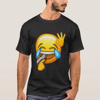 Camiseta Emoji Clássico T-Shirt Rindo do Suicídio