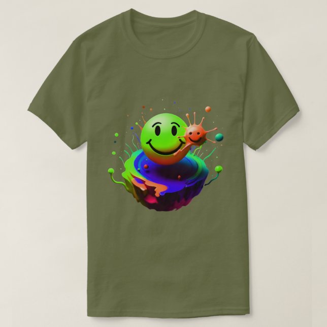 Camiseta Emoji Colors (Frente do Design)