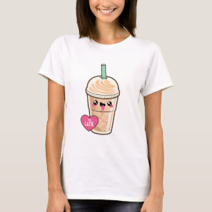 Camiseta Emoji congelou Latte