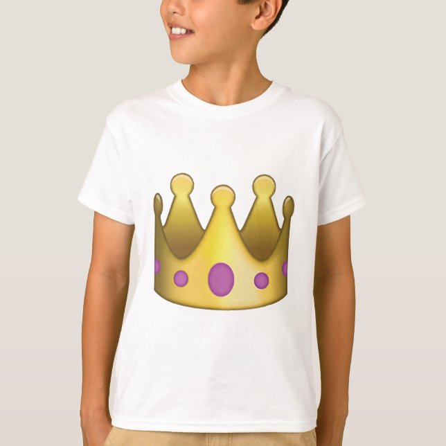 Camiseta Emoji da coroa (Frente)