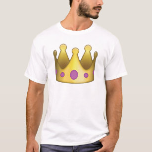 Camiseta Emoji da coroa