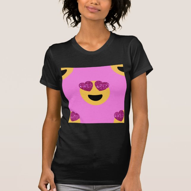 Camiseta emoji do coração (Frente)