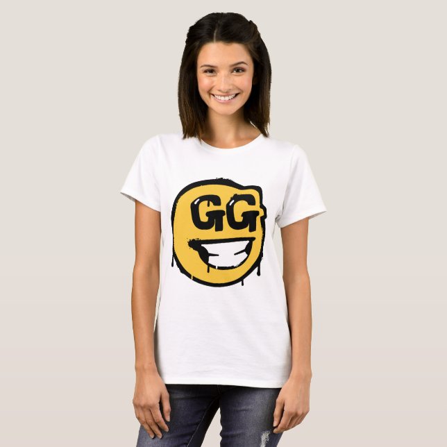 Camiseta emoji do gg do fortnite (Frente Completa)