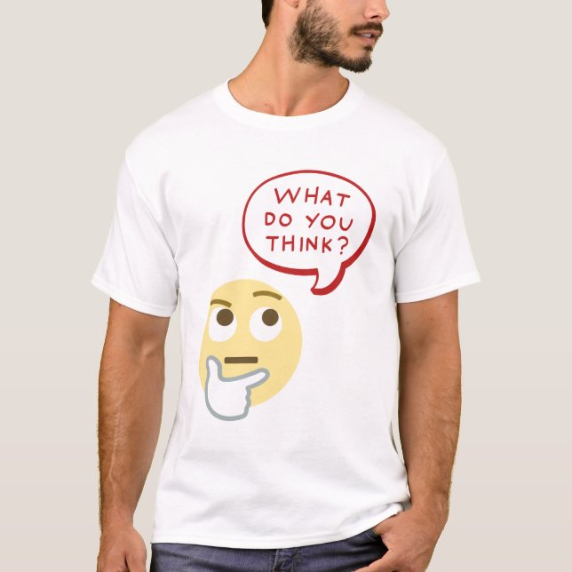 Camiseta Emoji Engraçado T-Shirt (Frente)