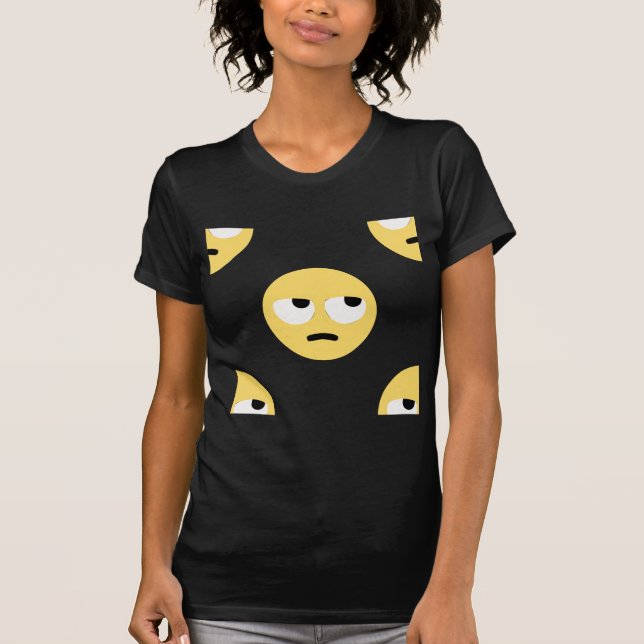Camiseta emoji eye roll (Frente)