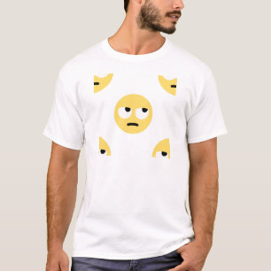 Camiseta emoji eye roll