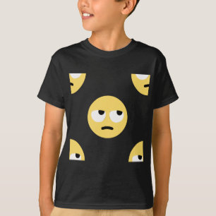 Camiseta emoji eye roll