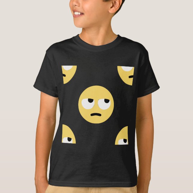 Camiseta emoji eye roll (Frente)