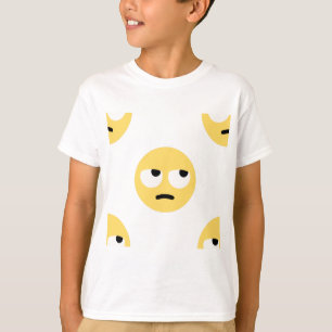 Camiseta emoji eye roll
