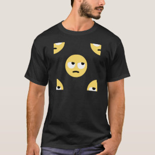 Camiseta emoji eye roll