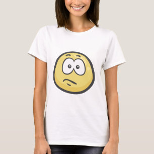 Camiseta Emoji: Face Confusa