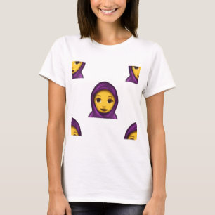 Camiseta emoji hajib