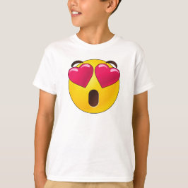 Camiseta Emoji Heart Eyes Namorados T-Shirt