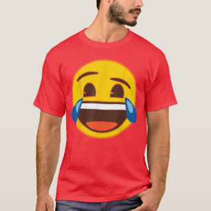 Camiseta Emoji Oficial Carinha Sorriso Amarelo Lágrimas de