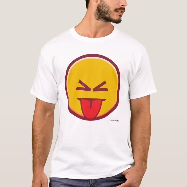 Camiseta Emoji rude (Frente)