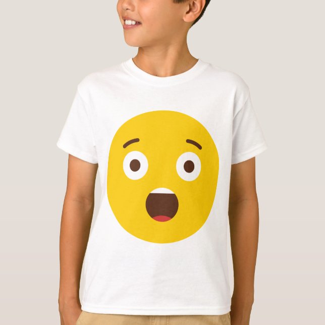Camiseta Emoji Surpreso (Frente)