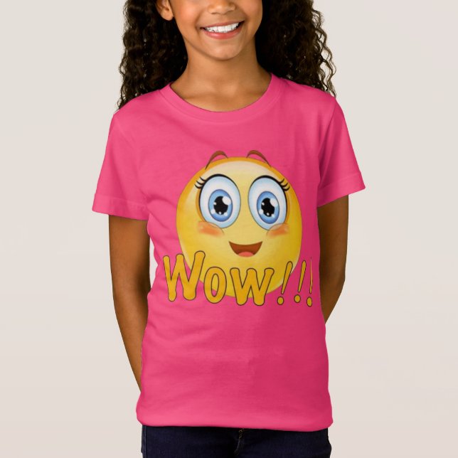 Camiseta Emoji Uau! (Frente)