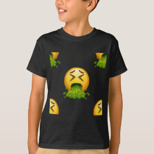 Camiseta emoji vomitando