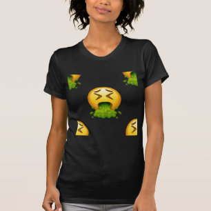 Camiseta emoji vomitando