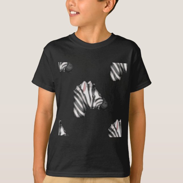 Camiseta emoji zebra (Frente)