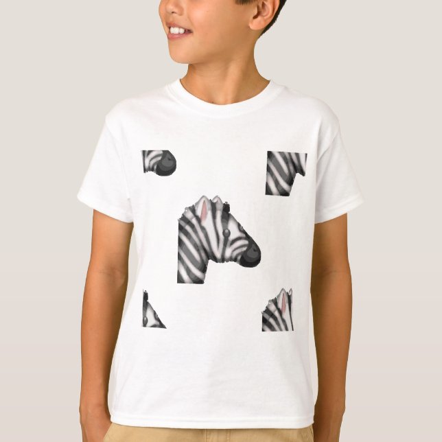 Camiseta emoji zebra (Frente)