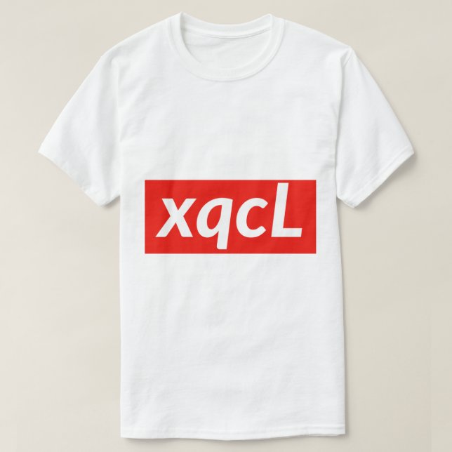 Camiseta Emote xQc xqcL (Frente do Design)