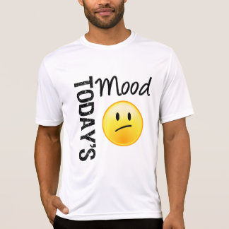 Camiseta Emoticon de hoje do humor decepcionado