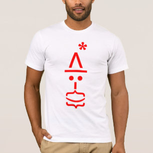 CAMISETA EMOTICON DO PAPAI NOEL COM CHAPÉU E BARBA