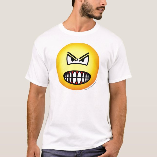 Camiseta Emoticon irritado (Frente)