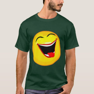 Camiseta Emoticon muito bonito e muito feliz / Emoji